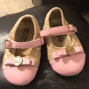 Michael Kors soft bottom baby shoes size 3